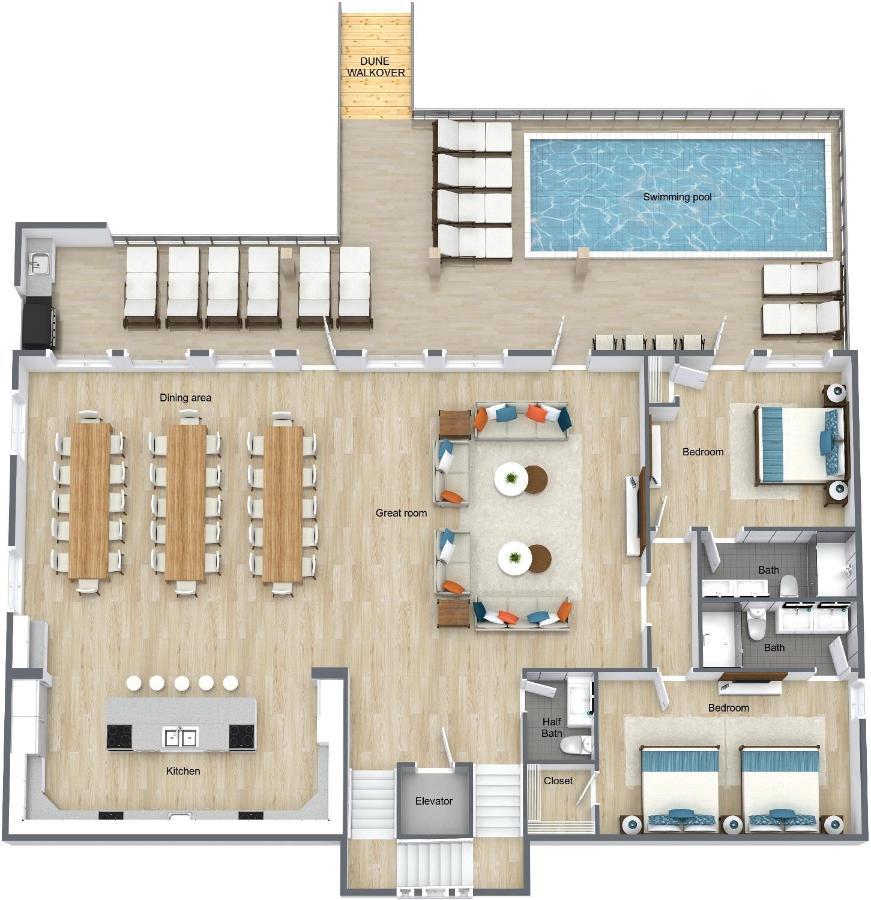 The Pearl Gulf Front W-Prvt Heated Pool, 12 Bdrm -12,5Bath Alvacationrentals Gulf Shores Exterior photo